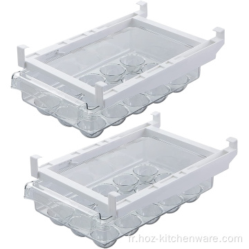 Organisateur de réfrigérateur d&#39;oeufs 2 Pack Total Stores 30 œufs